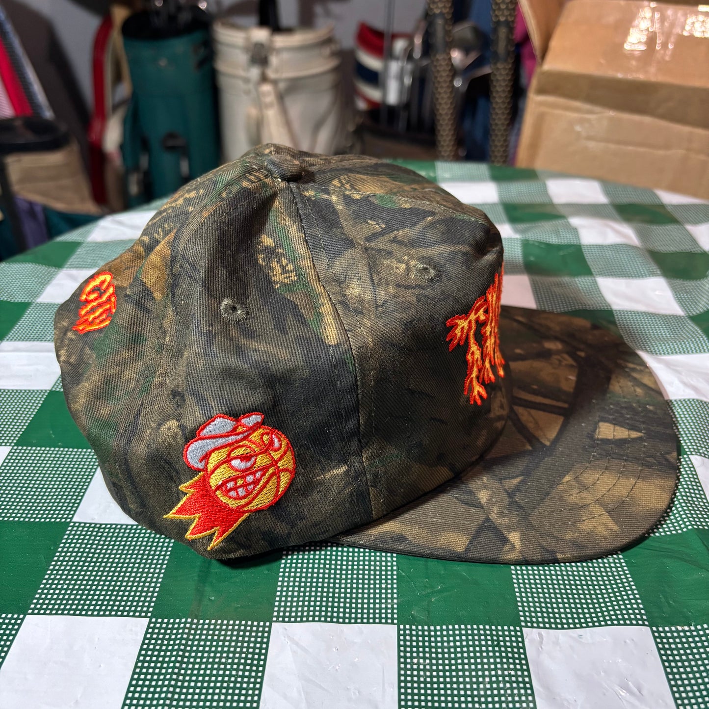 Thunder Up Camo Snapback Hat