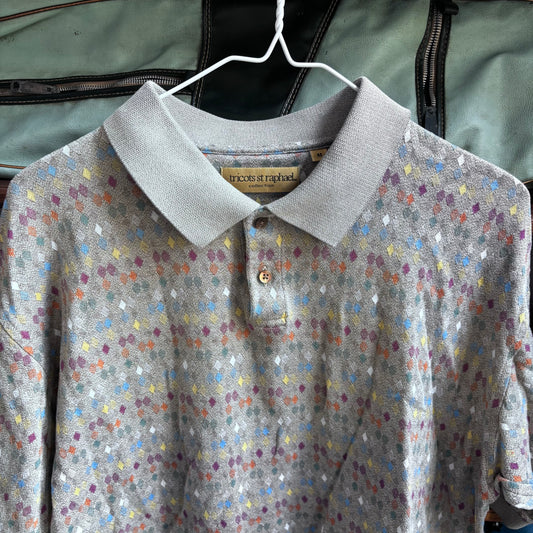Vintage golf polo diamonds