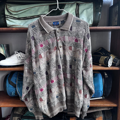 Vintage golf longsleeve polo