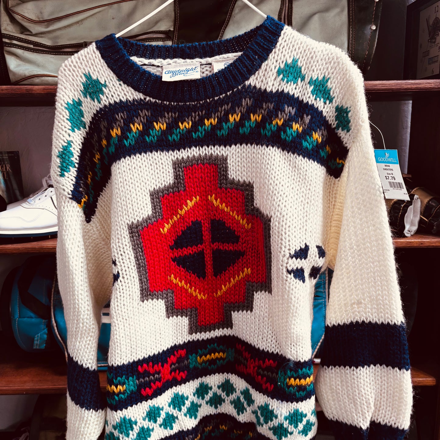Knit multi color sweater