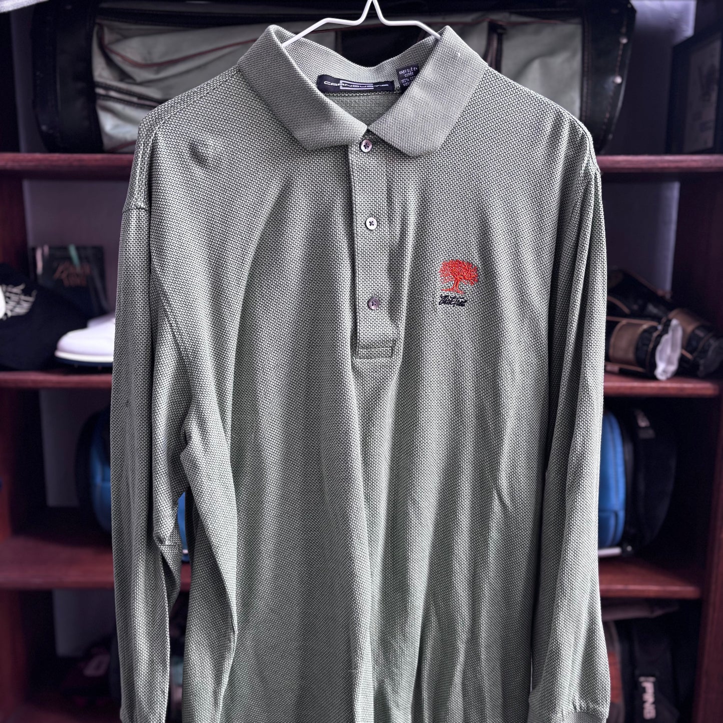 Vintage Oak Tree Longsleeve polo