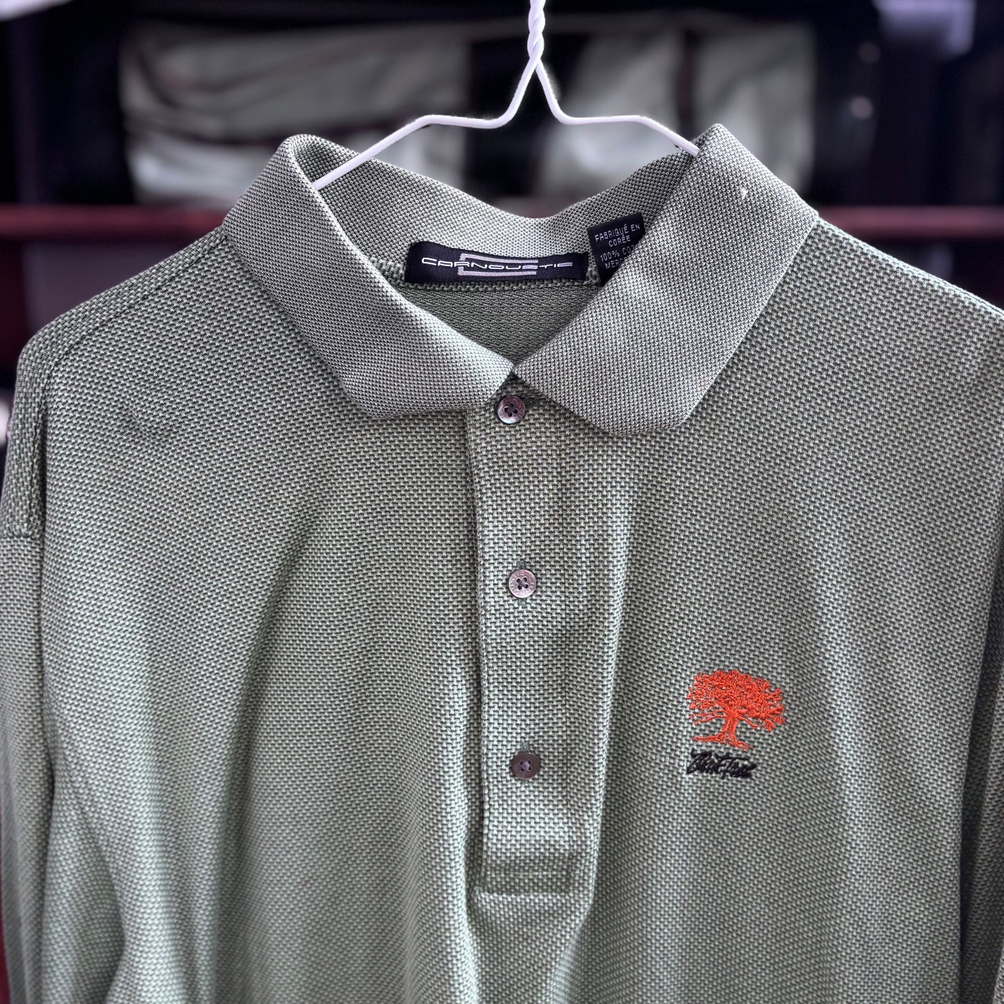 Vintage Oak Tree Longsleeve polo