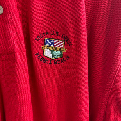 Vintage Pebble Beach 2000 100th US Open Ashworth Polo