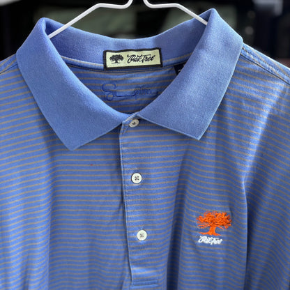 Vintage Oak Tree blue polo