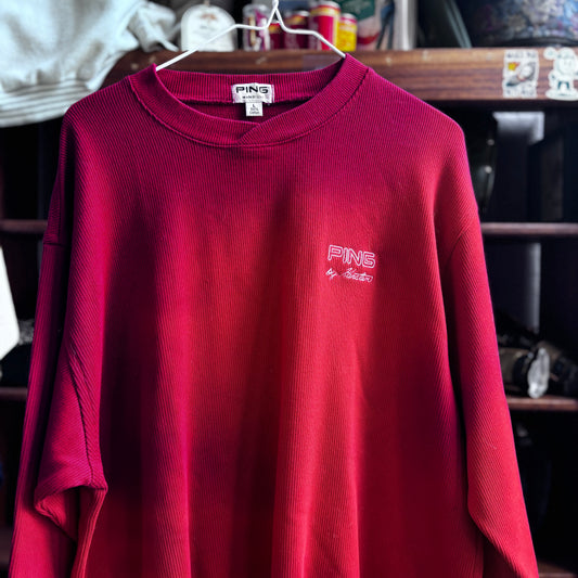 Vintage Ping by Karsten red sweater