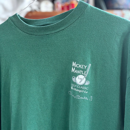 Vintage Mickey Mantle Shangi-La golf t shirt