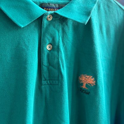 Vintage green Oak Tree golf polo