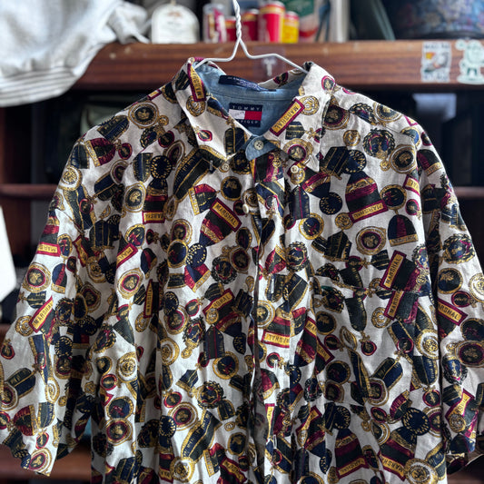 Vintage tommy hilfiger button up