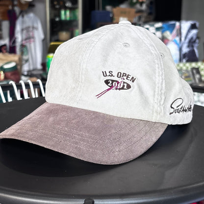 Vintage 2001 US Open Southern Hills hat white and grey