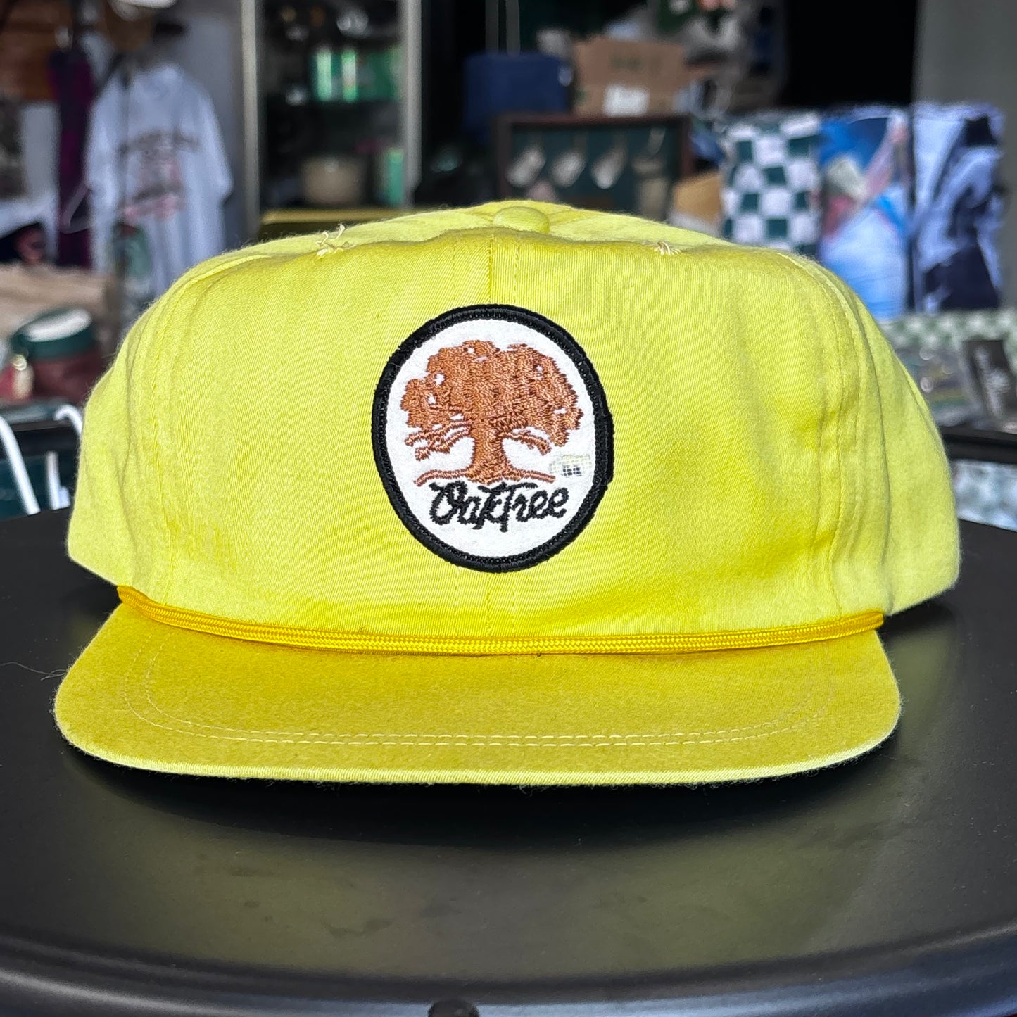 Vintage Oak Tree yellow hat