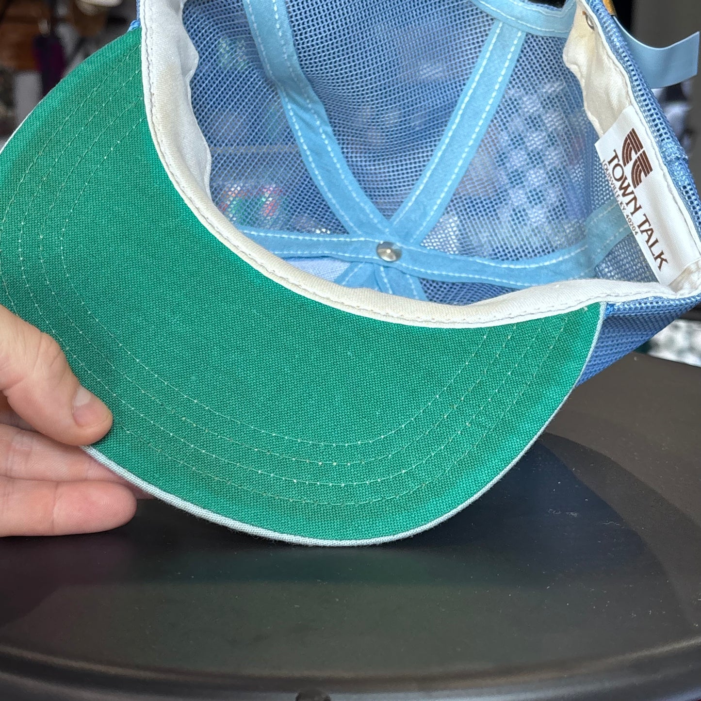 Vintage Horseshoe Bay hat blue
