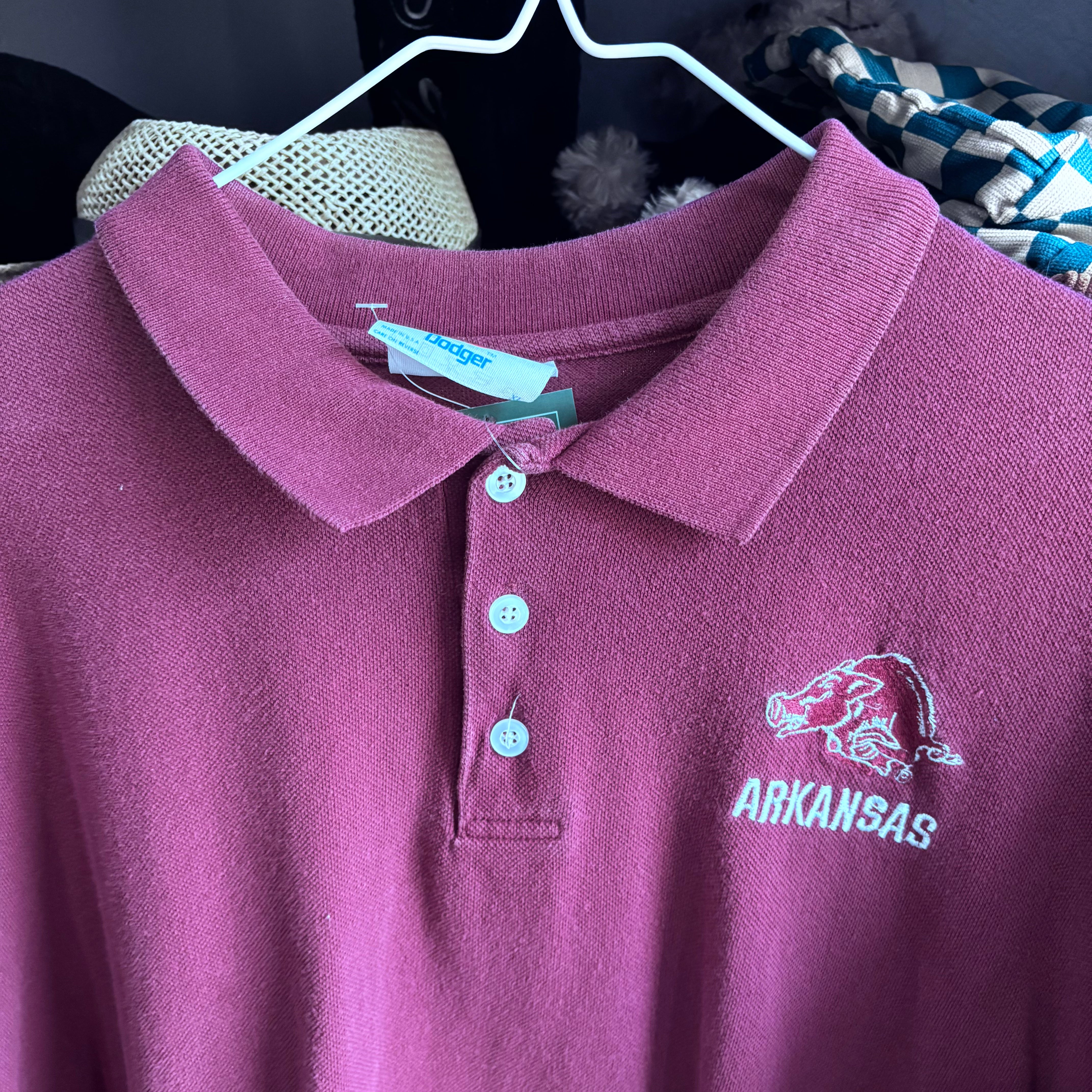 vintage Arkansas razorbacks polo – Eazy Day Golf & Vintage