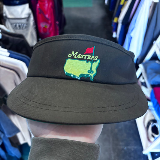 Vintage Black Masters Visor