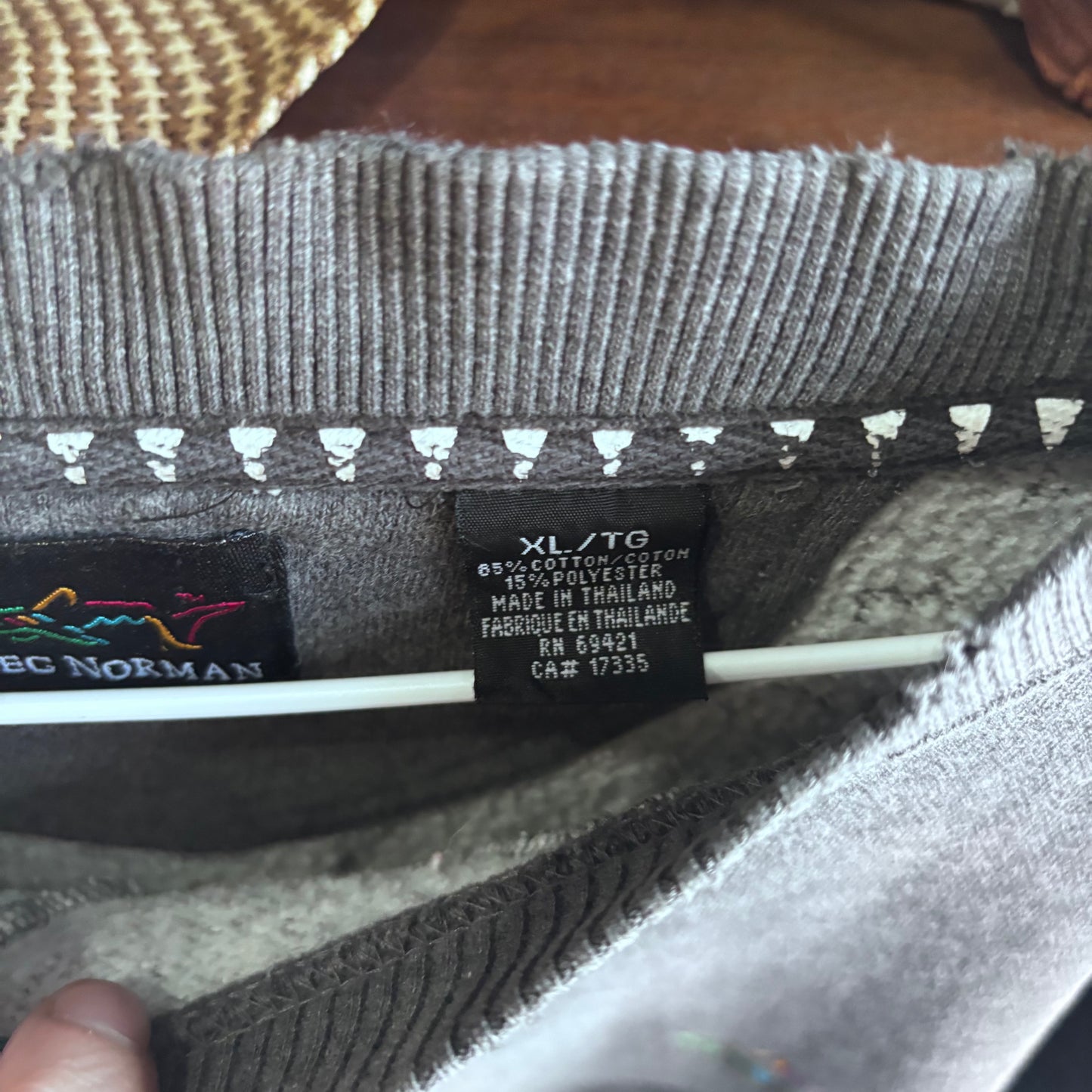 Vintage Greg Norman Shark distressed crewneck sweatshirt