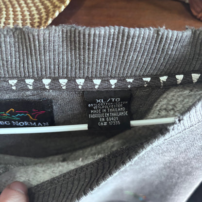Vintage Greg Norman Shark distressed crewneck sweatshirt