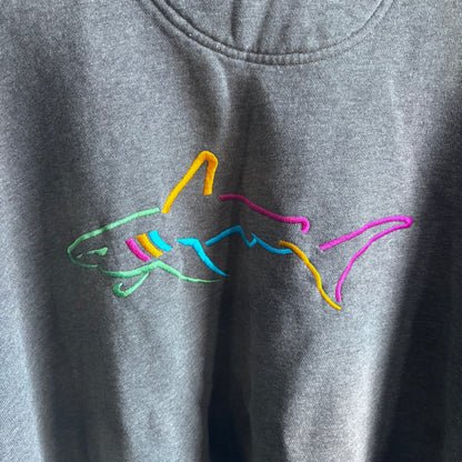 Vintage Greg Norman Shark distressed crewneck sweatshirt