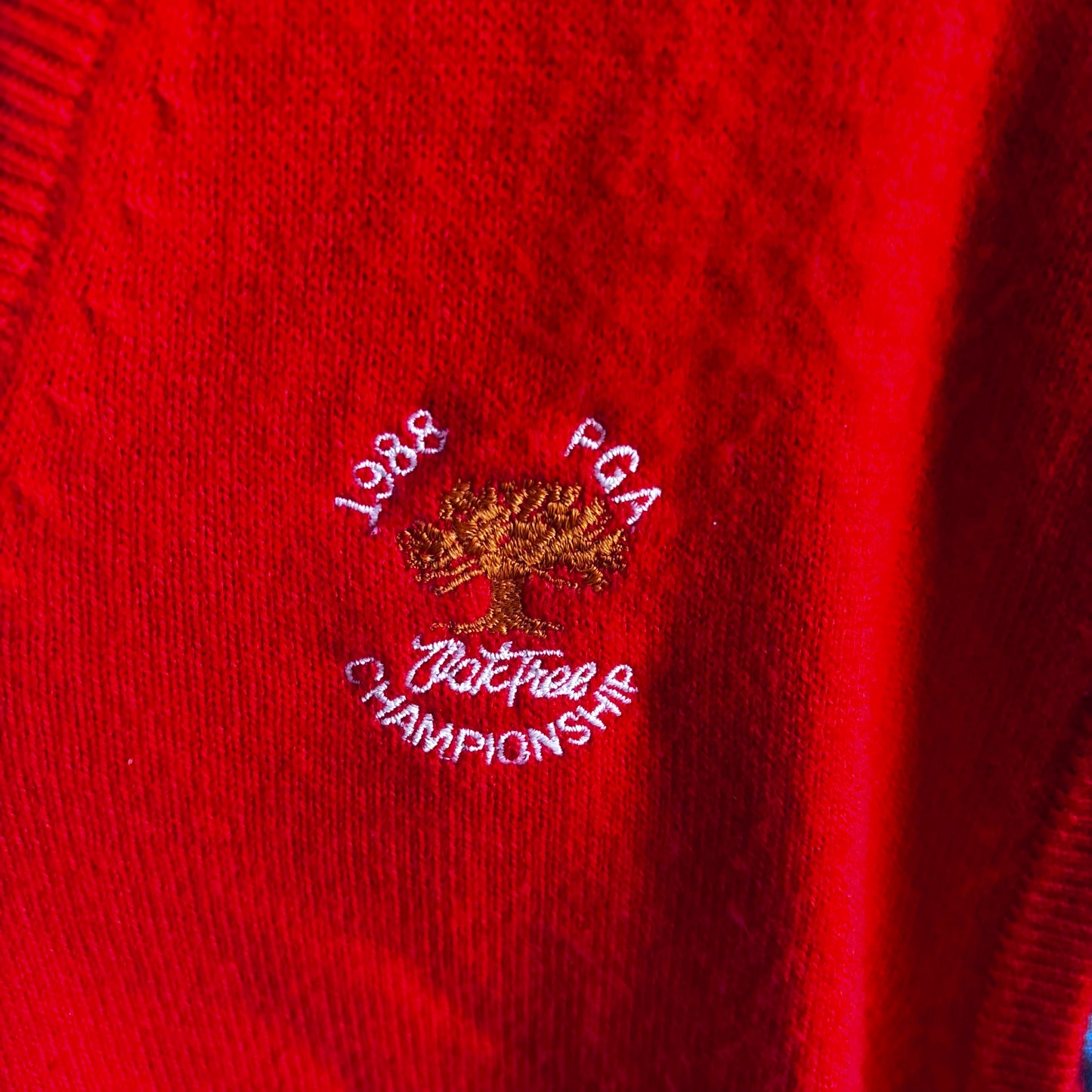 Vintage 1988 PGA championship rare Oak Tree golf vest golf
