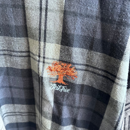 Vintage Oak Tree golf plaid pullover