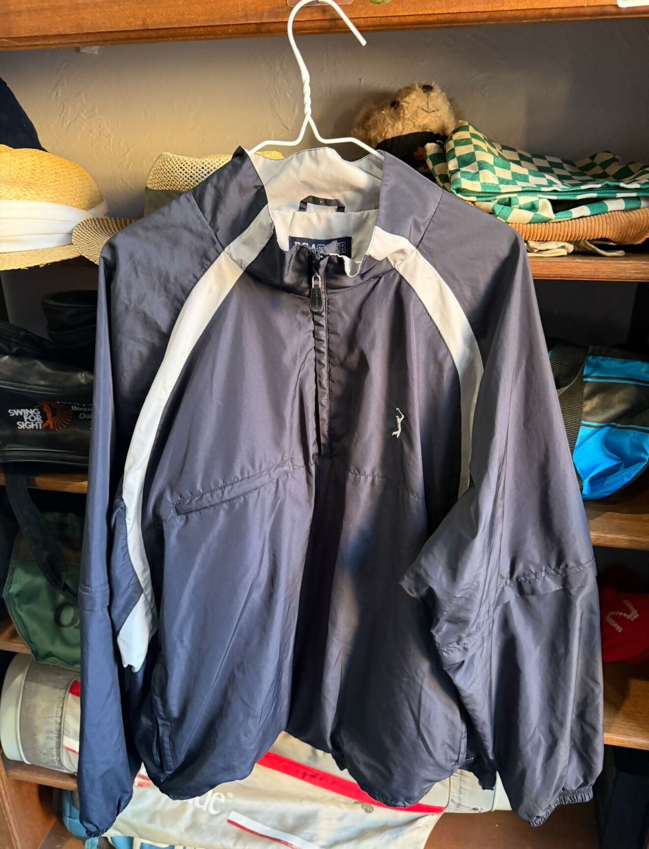 VTG PGA Tour Windbreaker 1/4 Zip 014