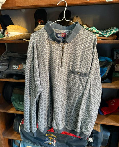 VTG Oversized 1/4 Zip Jacket 013