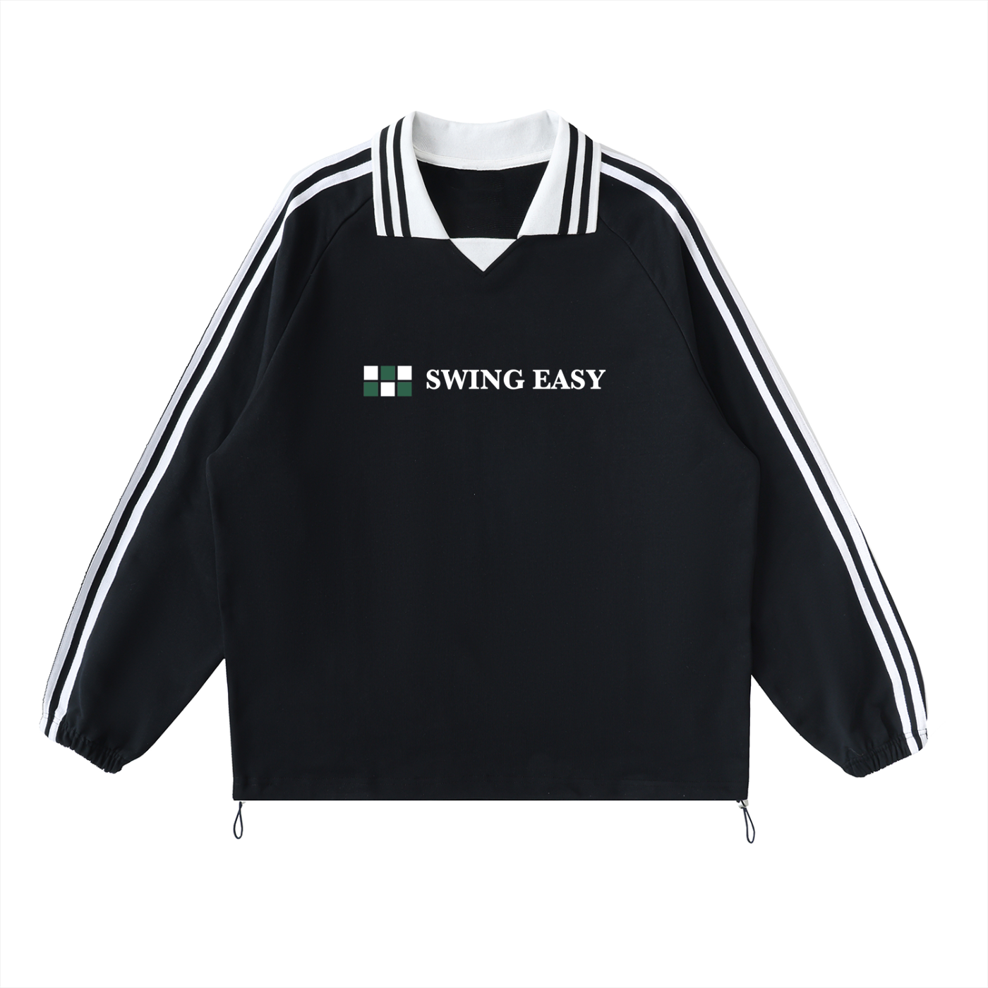 Swing Eazy Lapel Collar Sweatshirt