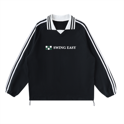 Swing Eazy Lapel Collar Sweatshirt