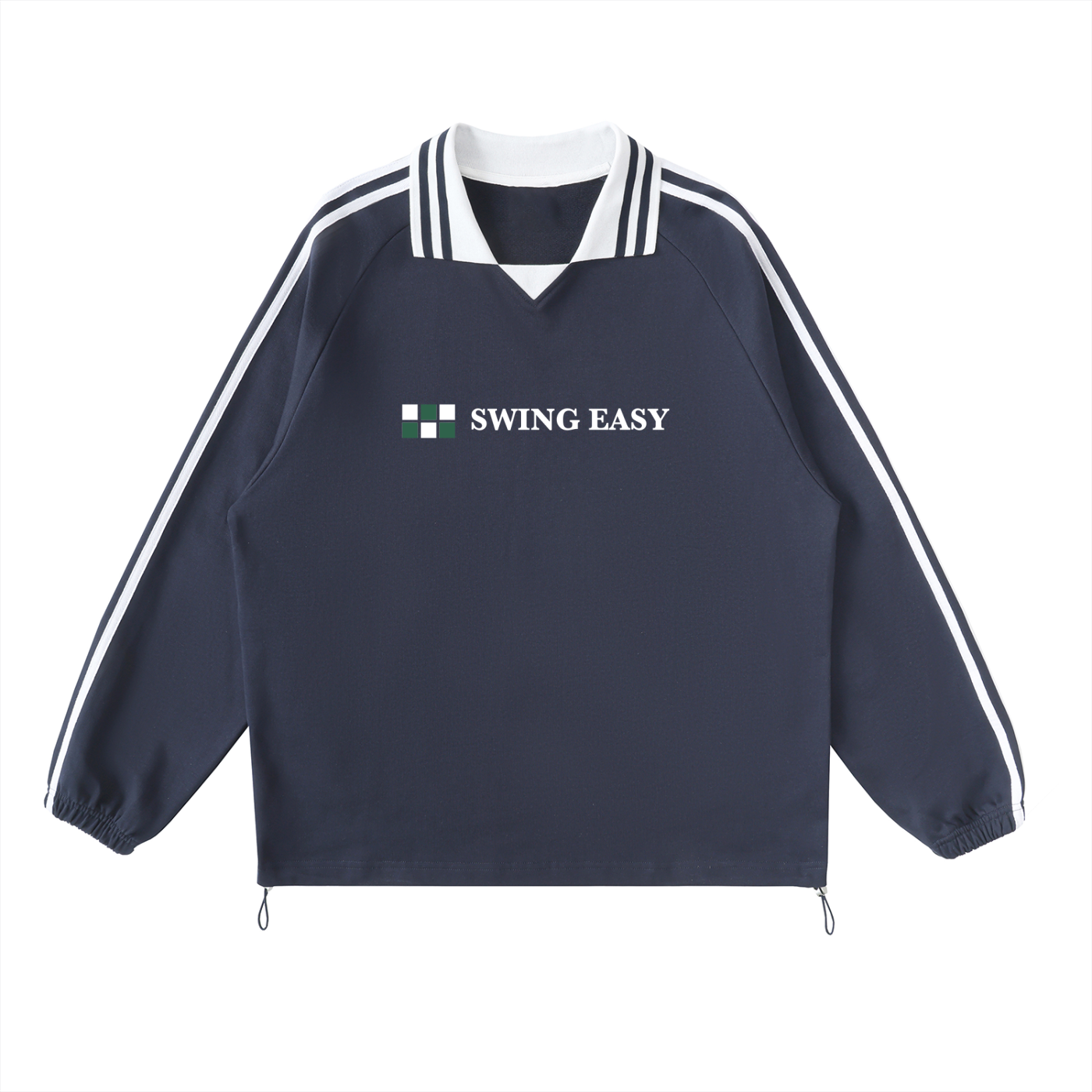 Swing Eazy Lapel Collar Sweatshirt