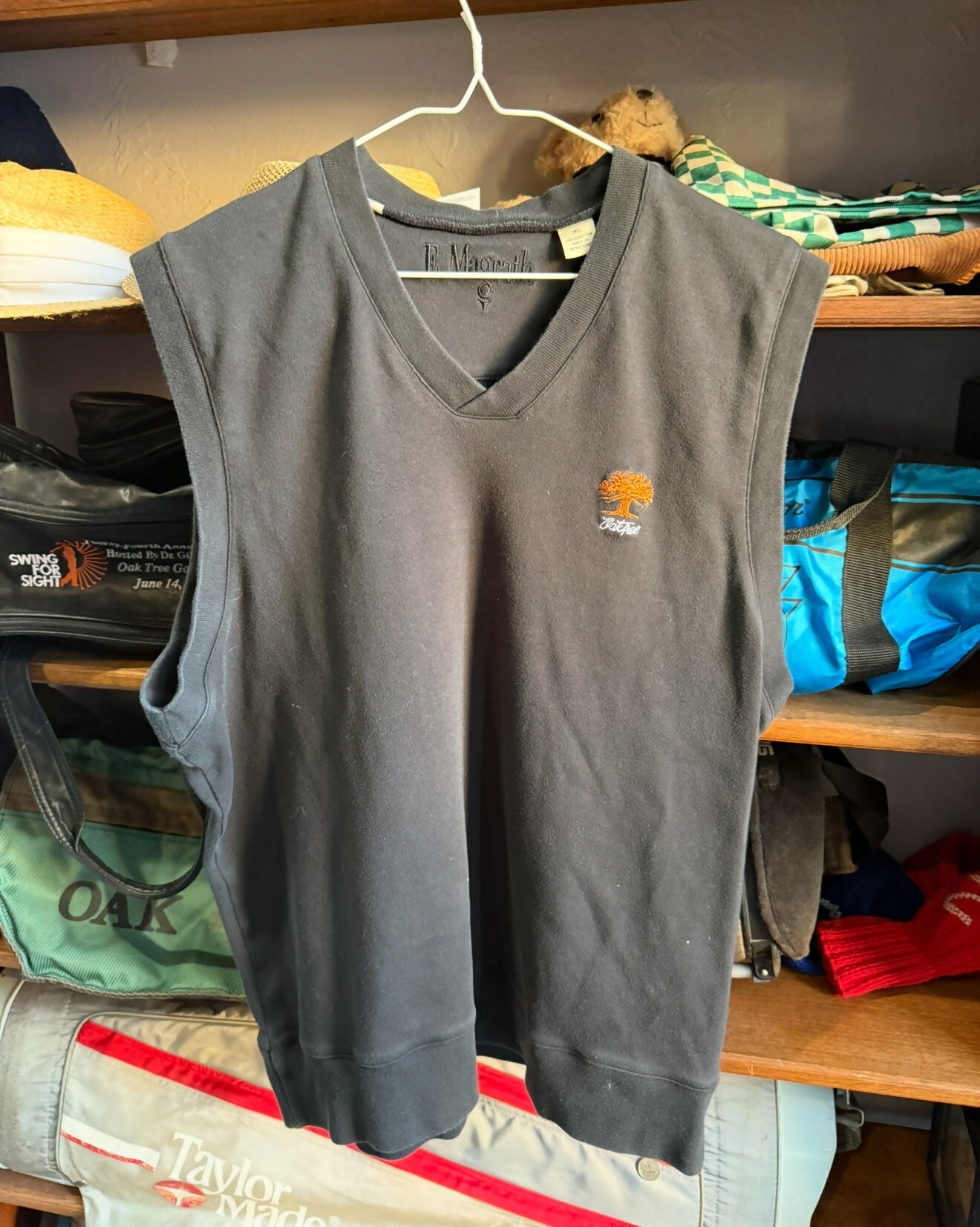 VTG Oak Tree Sweater Vest 014