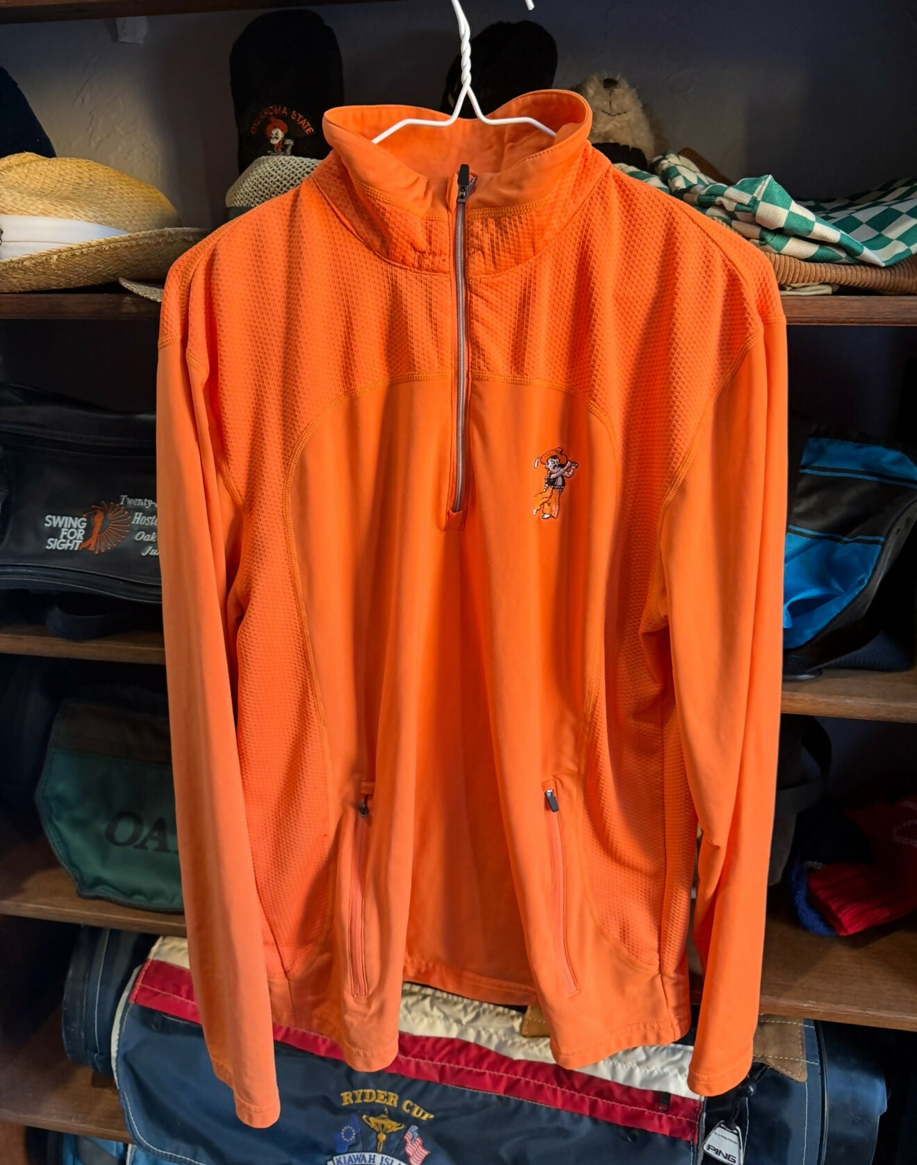 OSU Swinging Pete 1/4 Zip 013