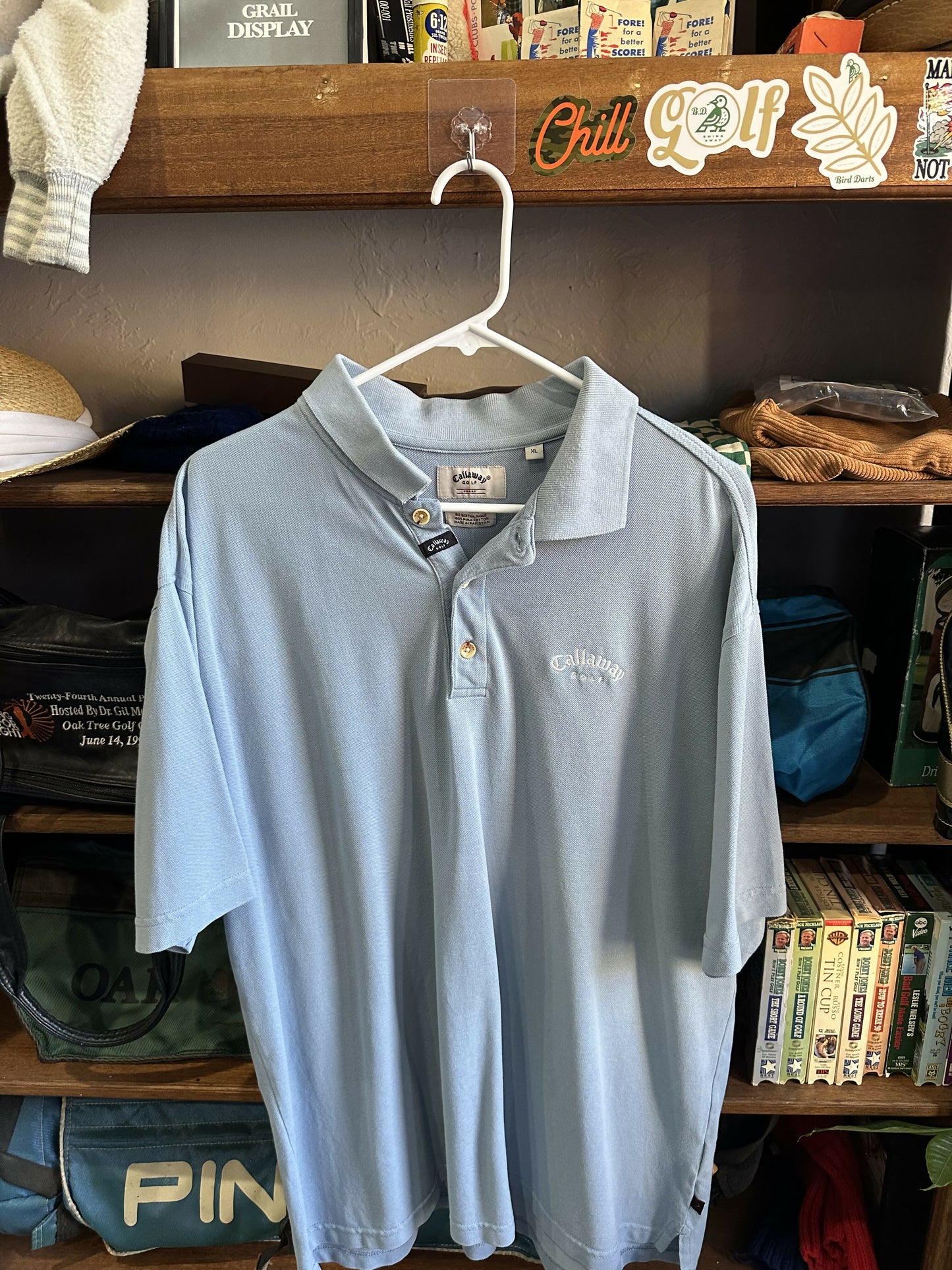 Vintage Blue callaway polo