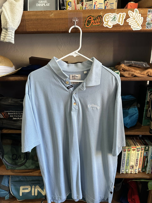 Vintage Blue callaway polo