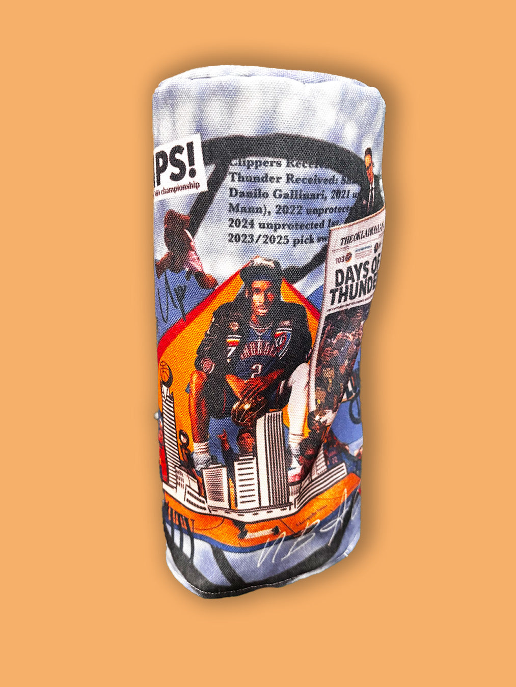 Blue OKC headcover
