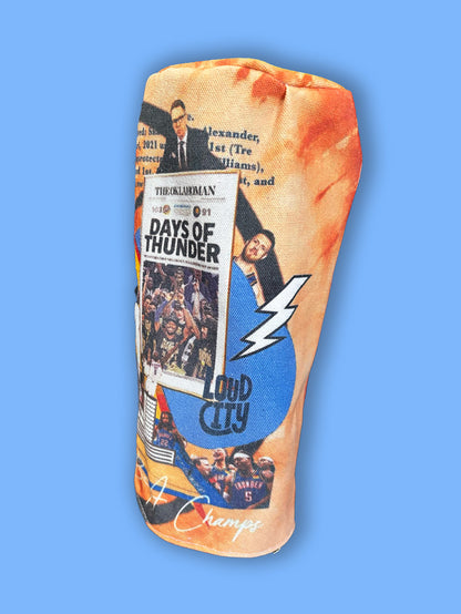 Orange OKC headcover